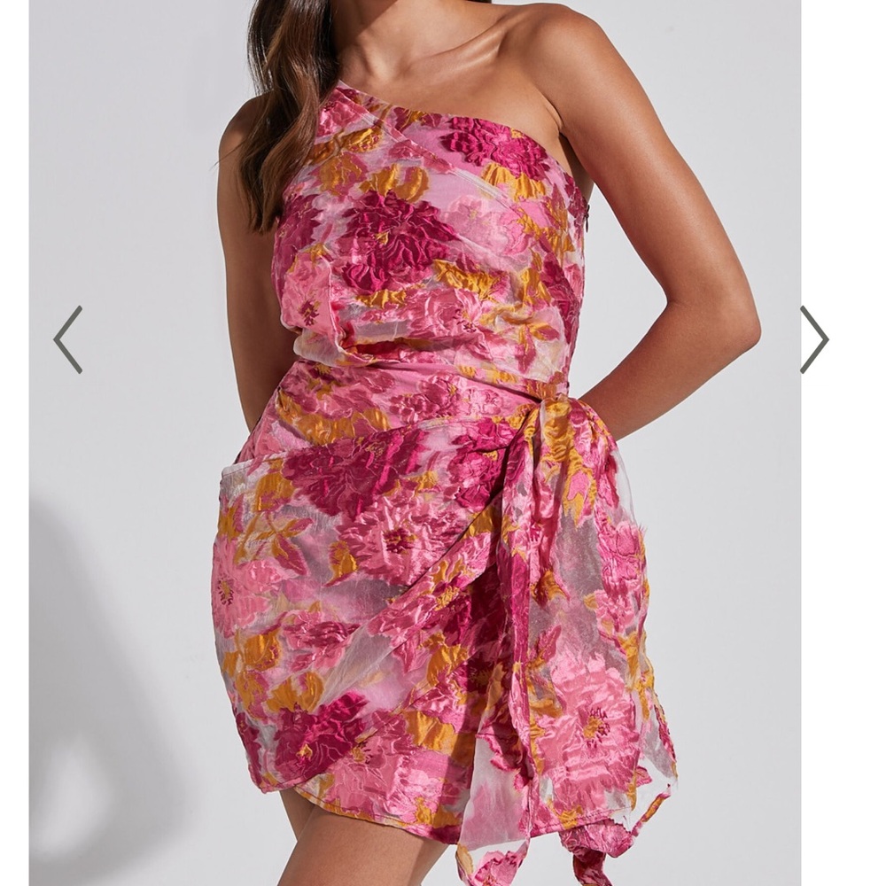 Showpo one shoulder dress, worn once!